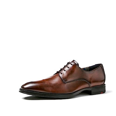 LLOYD Herren Schnürschuhe Gideon, Männer Businessschuhe,Derby,Normalweit,schnürschuhe,schnürer,Businessschuhe,Anzugschuhe, Brandy, 44 im Sale